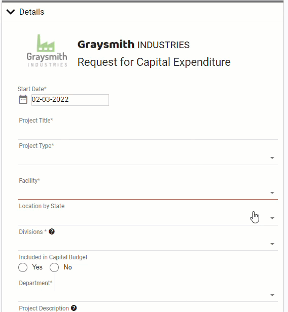 conditional dropdown animation